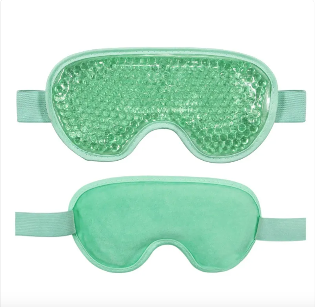 Gel Ice Pack Eye Mask Calming Anxiety and Migraine Relief