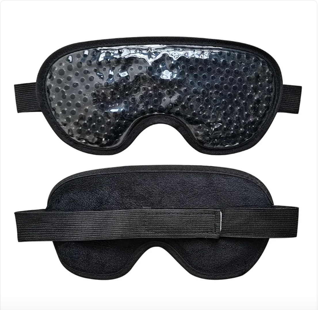 Gel Ice Pack Eye Mask Calming Anxiety and Migraine Relief